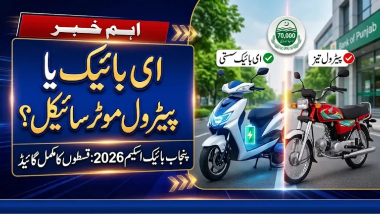 E-Bike vs Petrol Bike 2026: Punjab Scheme Installment Guide