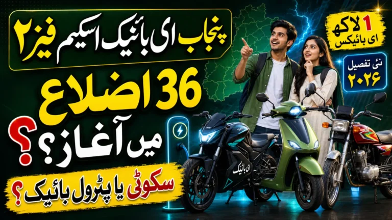 Punjab E-Bike Scheme Phase 2 2026: All 36 Districts, Scooties and Petrol Bikes Explained
